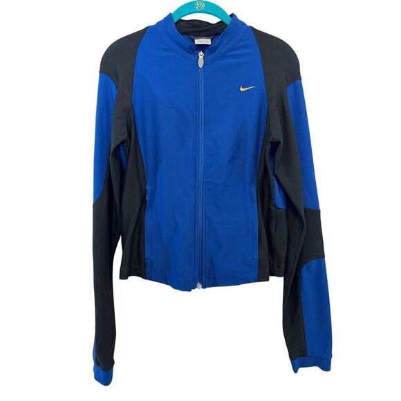 Nike Light Weight Jacket Blue and Black Womens Size Small S - Picture 1 of 10